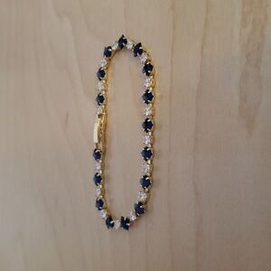 Gold Plated Tennis Bracelet